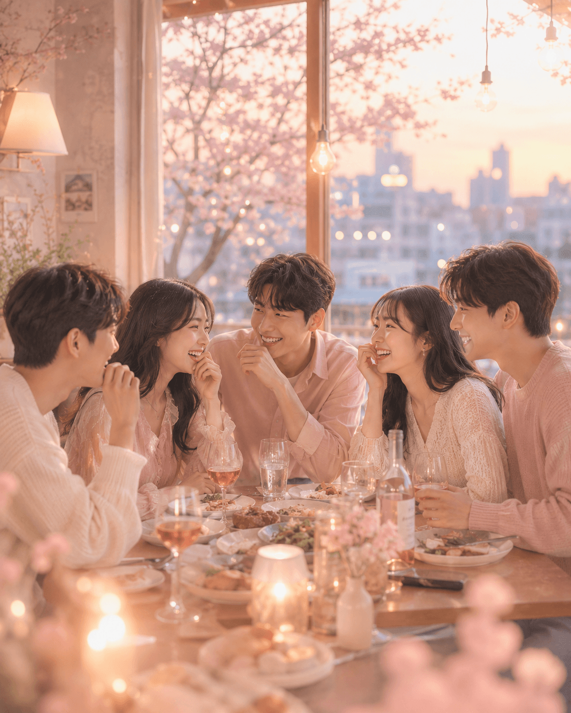 문의와 신고를 남기는 편안한 카페 장면